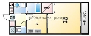 アンプルールフェール六反の物件間取画像